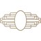 Ekena Millwork Elizabeth Wood Fretwork Pierced Medallion, 28"W x 14"H x 7 3/4"IW x 13 1/4"IH x 3/8"T, Hickory CMWP28X14X0375EBHI - alternate 3
